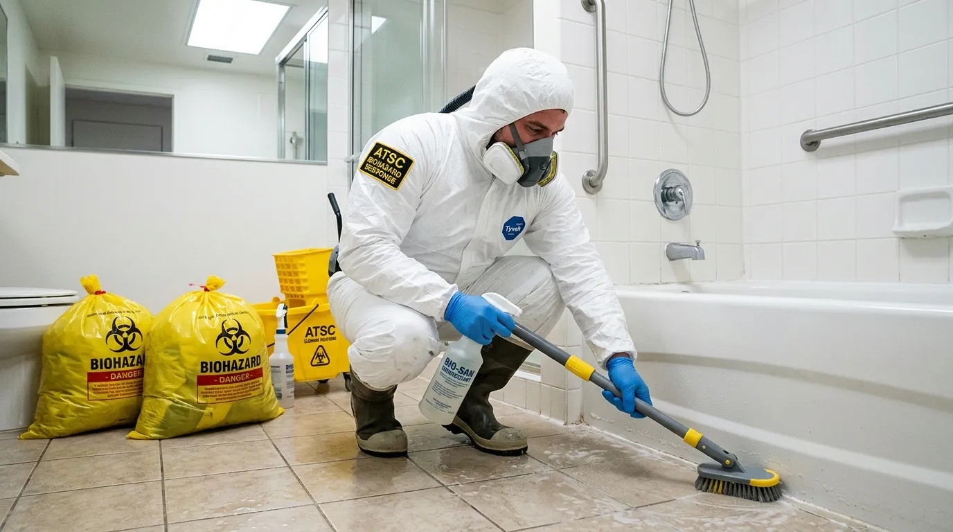 Decontamination equipment deployed for Blood Cleanup in Southington